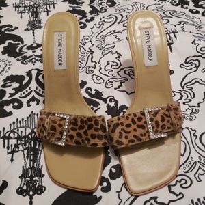 Steve Madden leopard heels